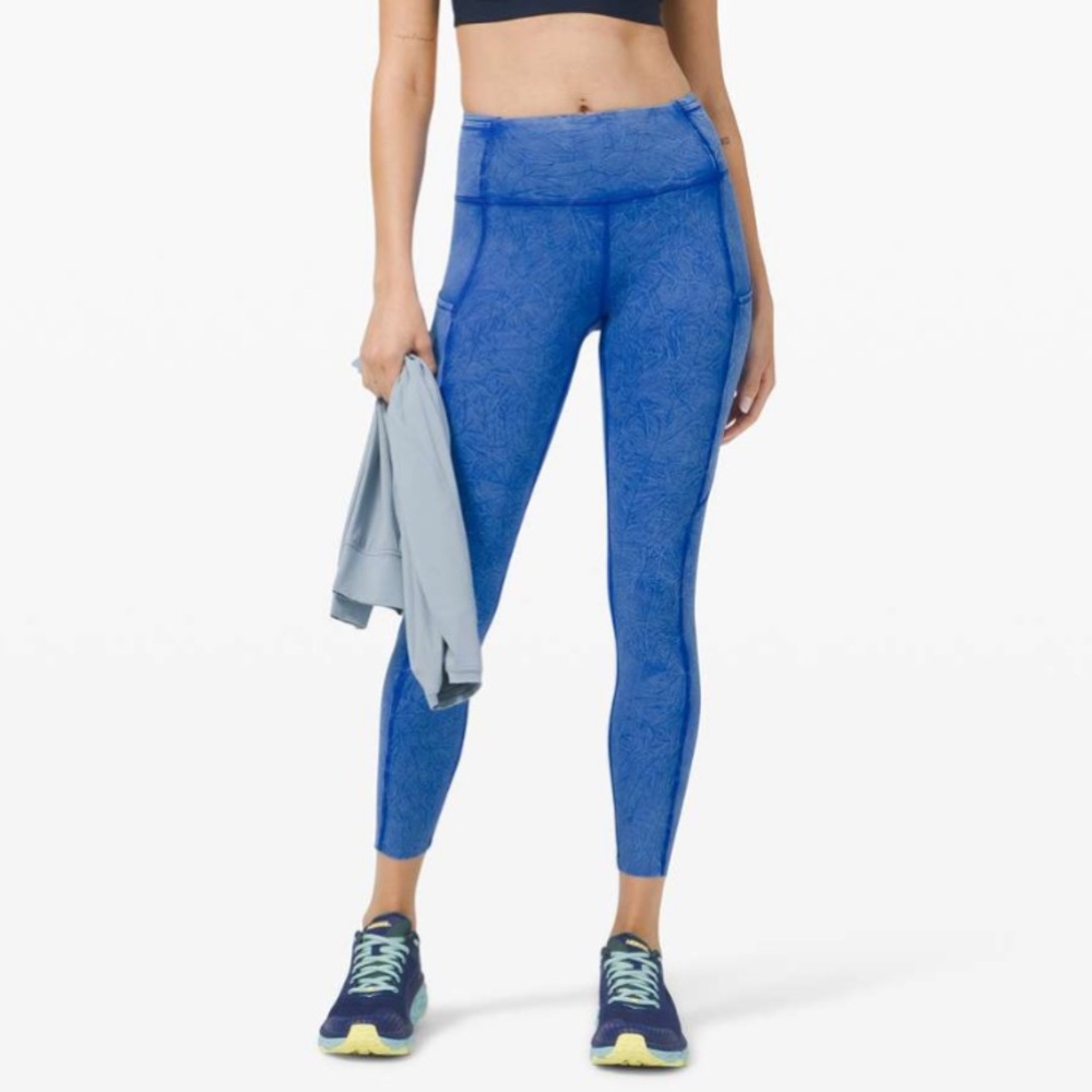 Lululemon Fast and Free High Rise Tight 25" *Ice Dye